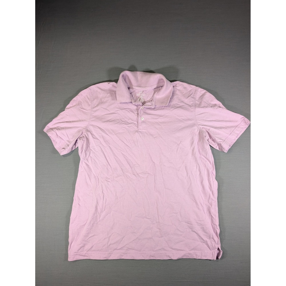 George Mens Lavender Purple Short Sleeve Polo Shirt Large GM29Y024